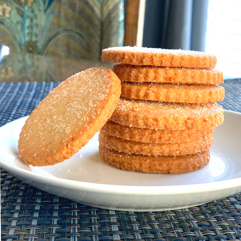 Sugar Free & Keto Friendly * Lemon Shortbread Cookies