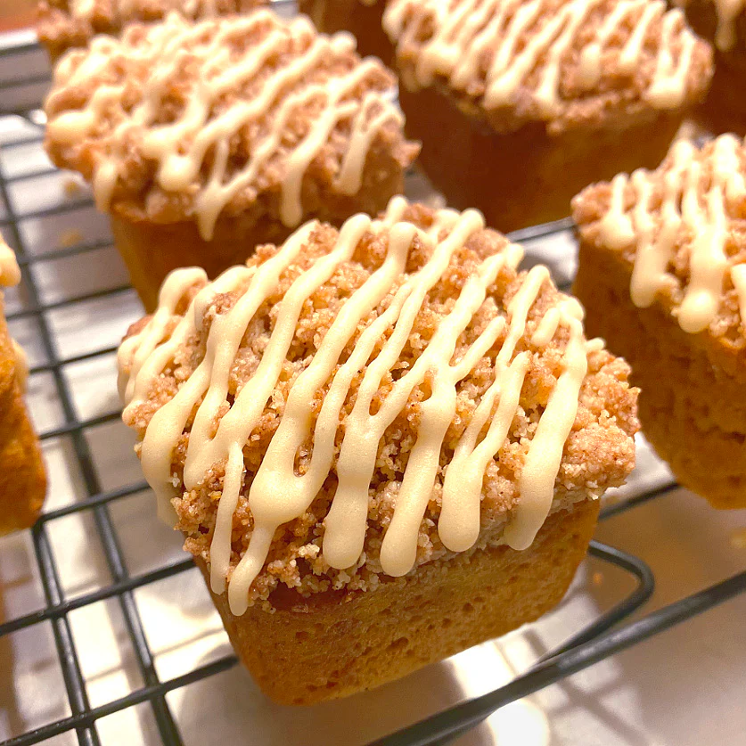 Sugar Free & Keto Friendly * Pumpkin Spiced Mini Crumb Cakes - (2 pk)